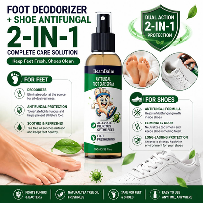 BeamBalm® Tolnaftate Antifungal Foot Spray