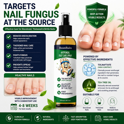 BeamBalm® Tolnaftate Antifungal Foot Spray