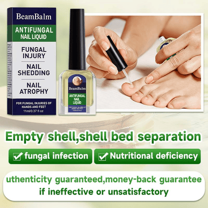 Tratamiento antimicótico para uñas BeamBalm de aplicación con pincel para el cuidado de las uñas de los pies con hongos
