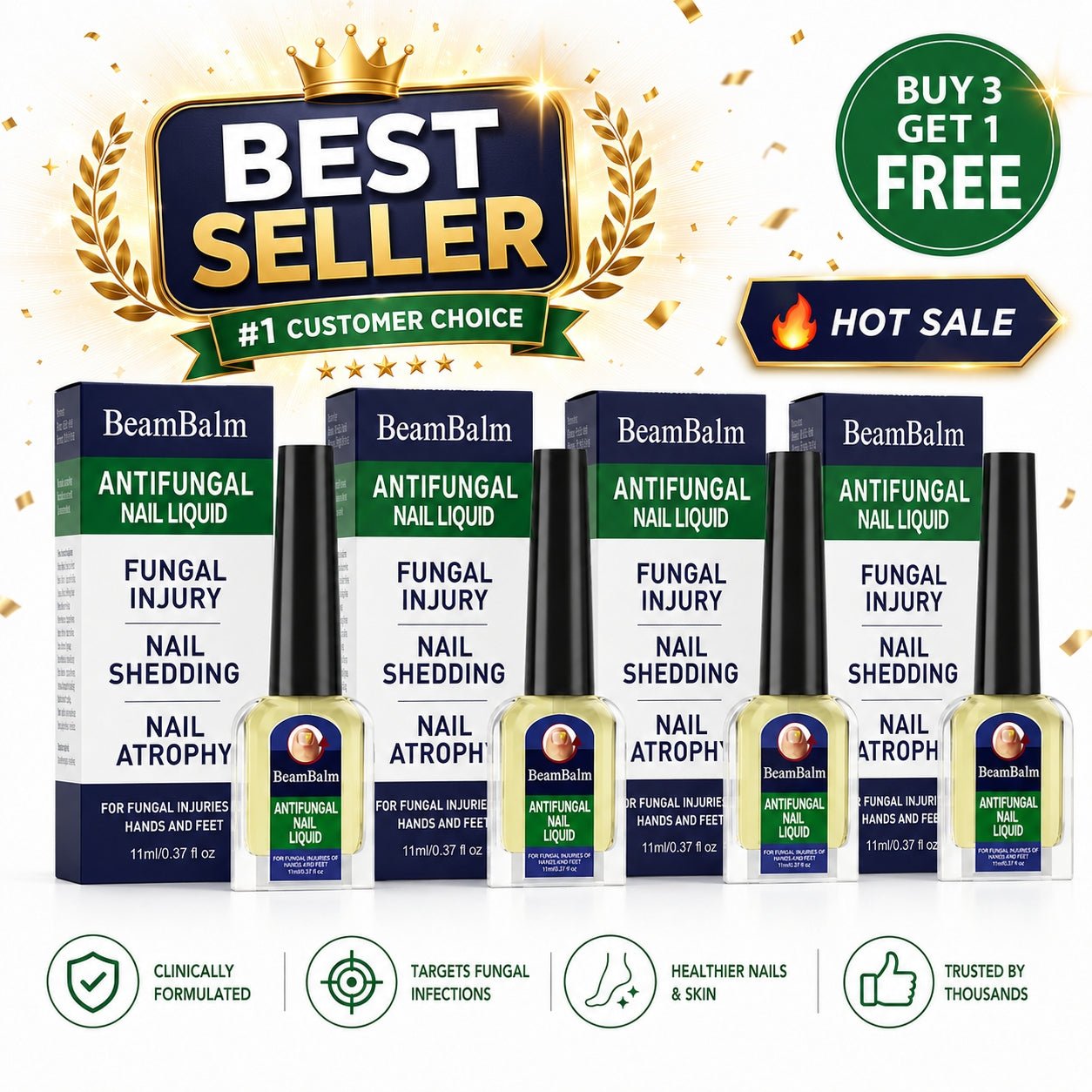 BeamBalm® Tolnaftate Nail Fungus Solution