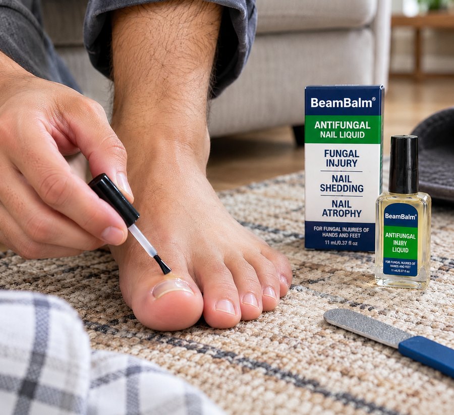 BeamBalm customer nail-care result